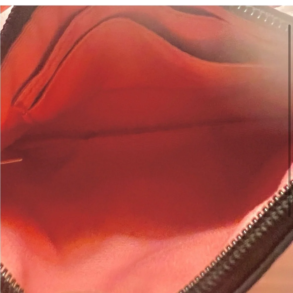 Coach Pink Heart Women card holder cash coin purse Bag - Picture 3 of 5